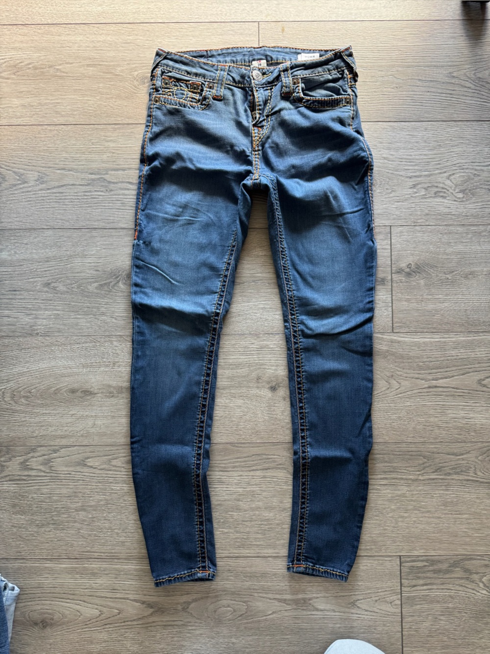 True Religion Dark Indigo Skinny Jeans